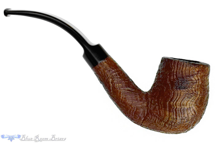 Barling The Very Finest 5639 1/2 Bent Sandblast Billiard Estate Pipe