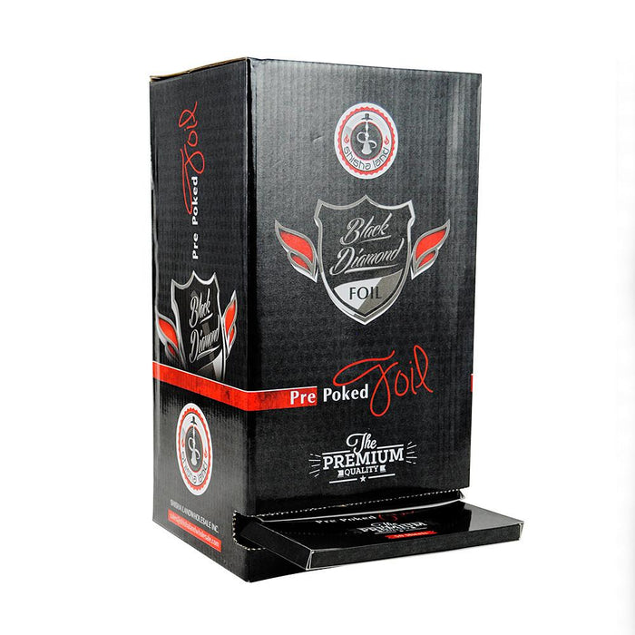 Black Diamond Pre-Poked Hookah Foil (Wholesale)