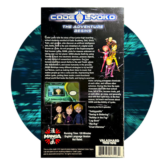CODE LYOKO VHS