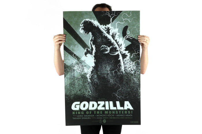 Godzilla Screenprinted Poster