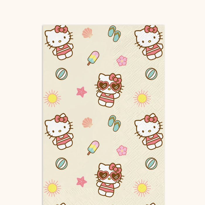 Hello Kitty x Studio Oh! Beach Party Guest Towels Paper Guest Towel Studio Oh!
