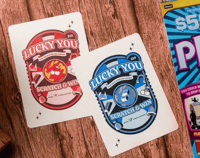 Scratch & Win Playing Cards Playing Cards by Riffle Shuffle Playing Card Company