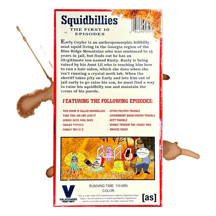 SQUIDBILLIES VHS