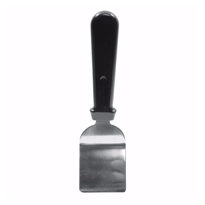 Tablecraft 8.75 inch Stainless Steel Pizza Server with Black Handle Make it easy to serve fresh, hot pizza with this server. Great to have in the kitchen or on the tables for customers to serve themselves-PS225 Hannah's Variety Store