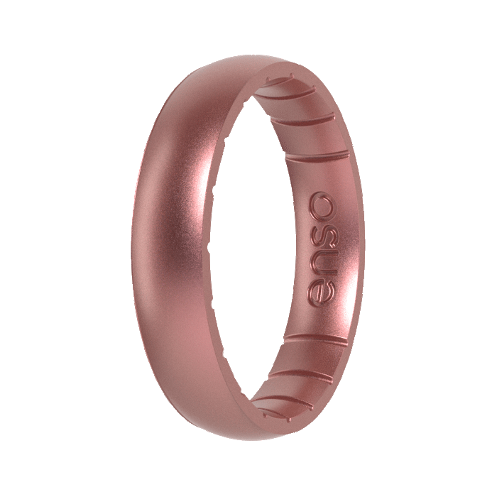 Aura Classic Thin Silicone Ring - Nocturne Bloom