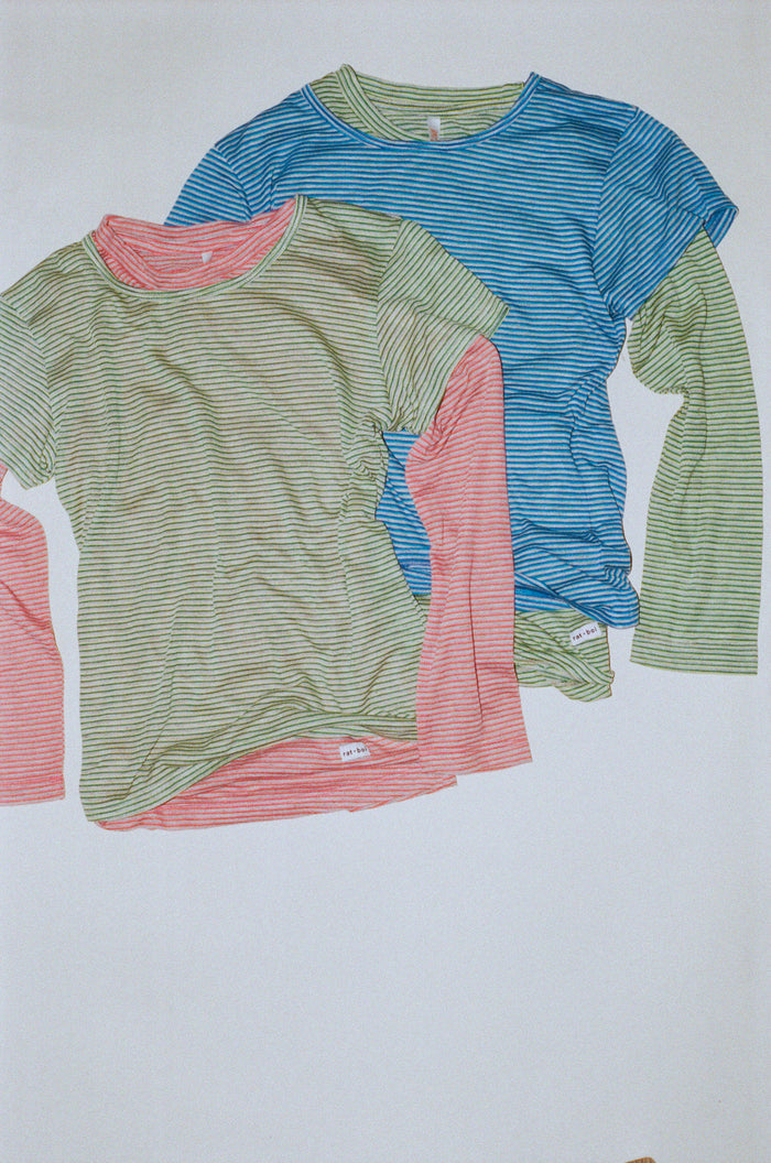 3/4 SLEEVE TOP IN LYCHEE