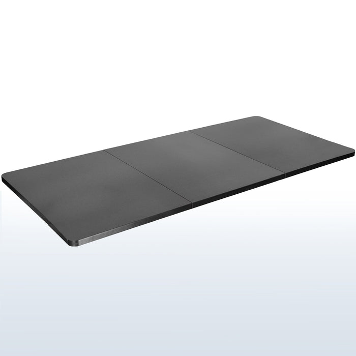 83 x 30 inch durable desk tabletop workstation with wide 3-panel surface space.