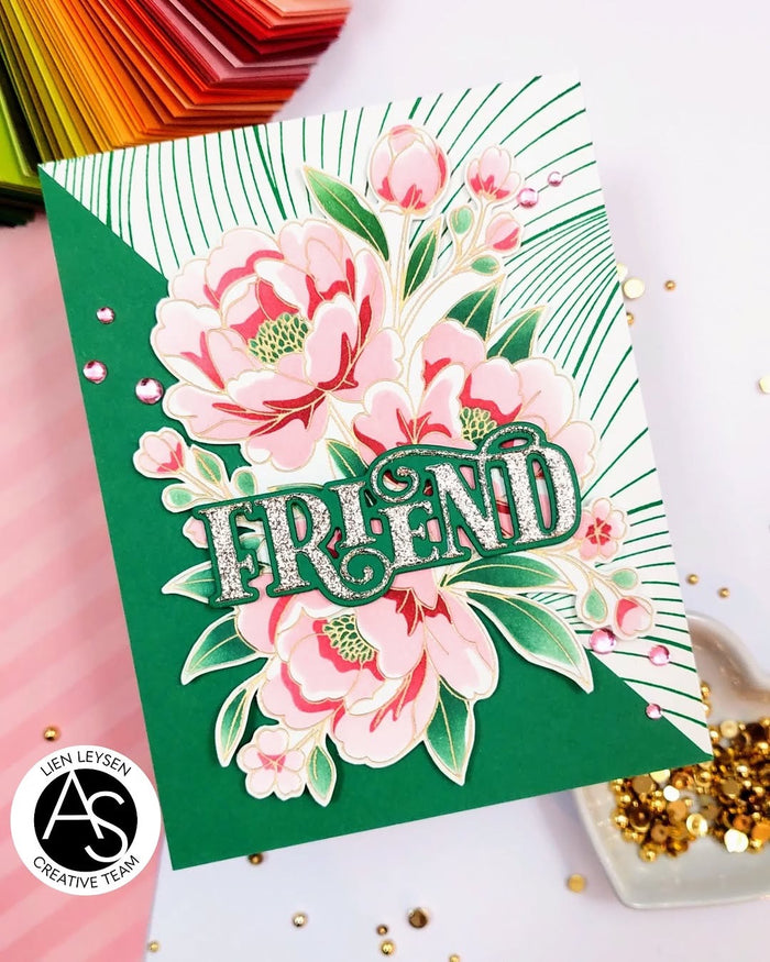 Abstract Background Press+Hot Foil Plate