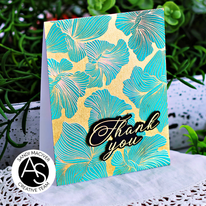 Abstract Floral Background Press Plate – Alex Syberia Designs, BetterPress System compatible, die-cutting, cardmaking supplies
