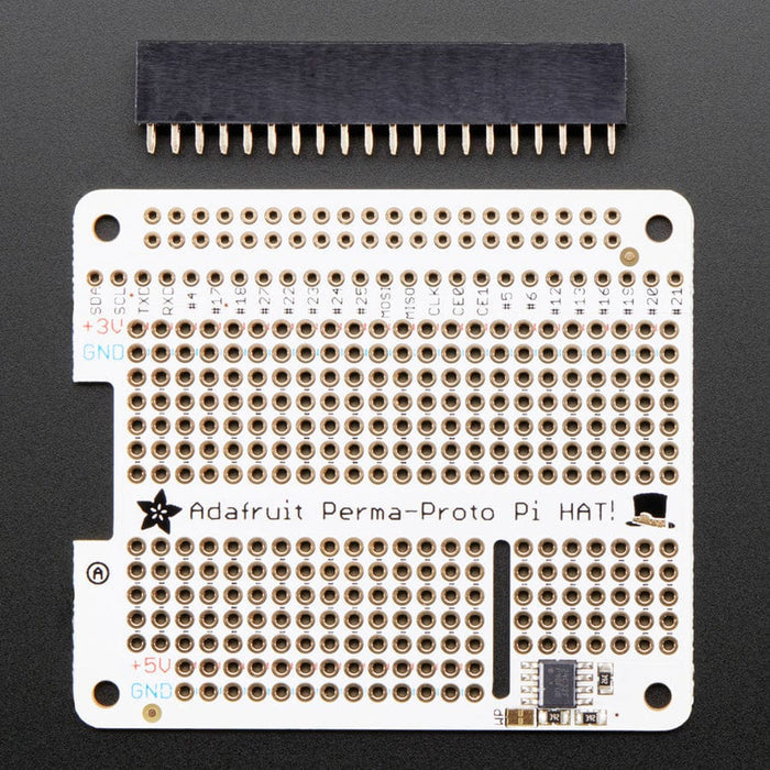Adafruit Perma-Proto HAT for Pi Mini Kit - With EEPROM by Adafruit - The Pi Hut