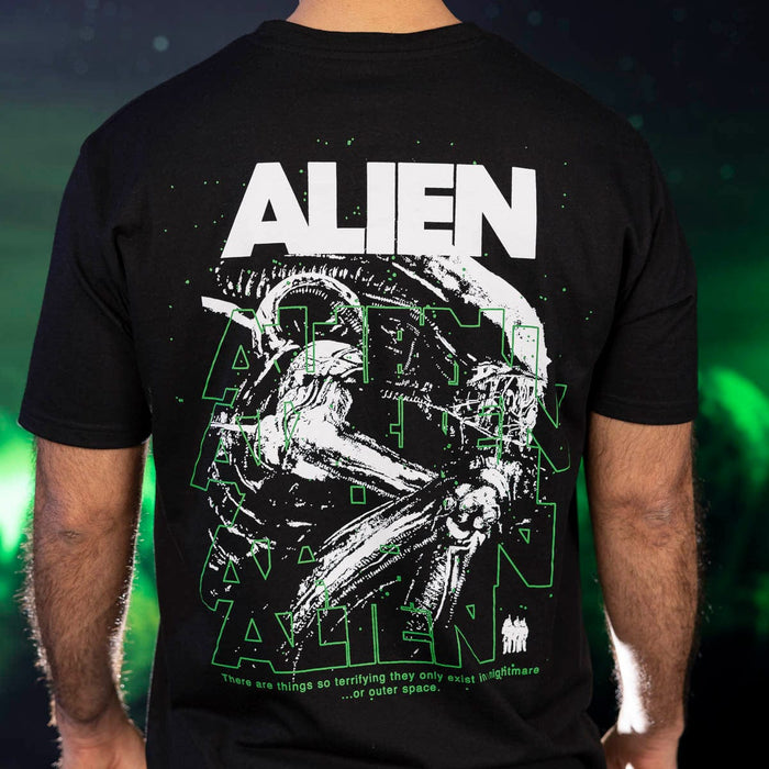 RSVLTS Alien Crewneck T-shirt Alien "Outer Space Nightmare" – Crewneck Tee Alien "Outer Space Nightmare" – Crewneck Tee