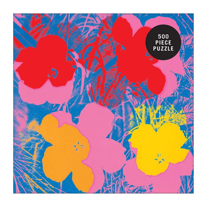 Andy Warhol Flowers 500 Piece Puzzle 500 Piece Puzzles Galison