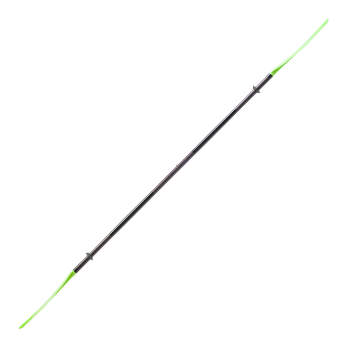 angler classic snap button electric green full profile
