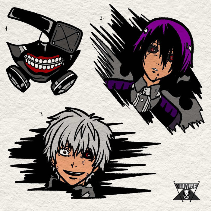 Anime inspired designs by Emily (2025)