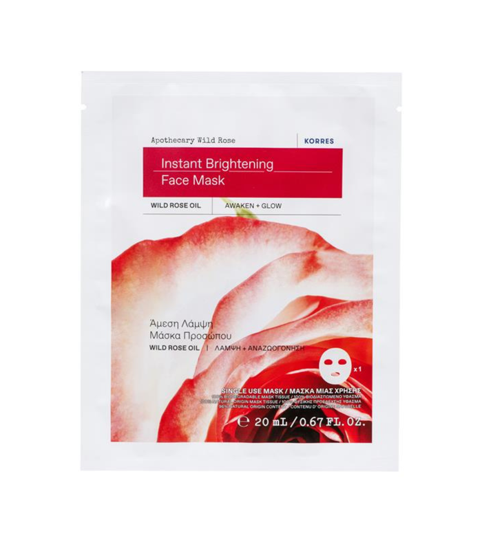 Apothecary Wild Rose Face Sheet Mask Skincare Korres