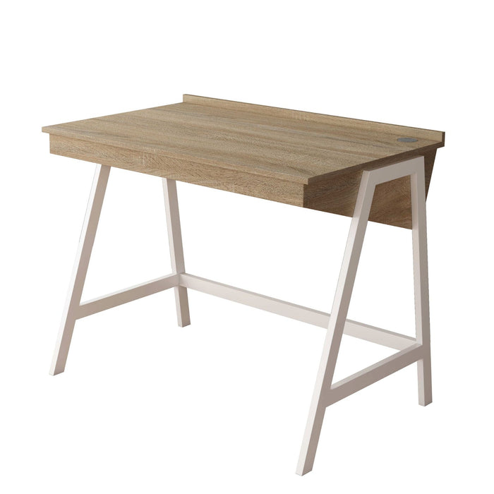 ASPECT Desk Oak by Workzone™ -Home Living Store - -