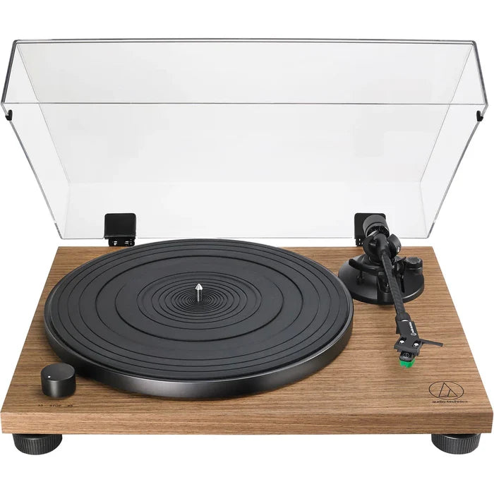 Audio Technica ATLPW40 Turntable Manual Belt Drive Wood Base Walnut Ex-Display Clearance