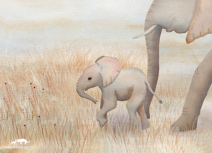 Baby Elephant Pillow