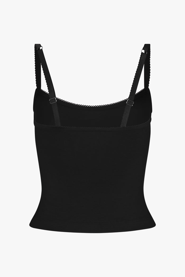 BALCONETTE CAMI IN ONYX