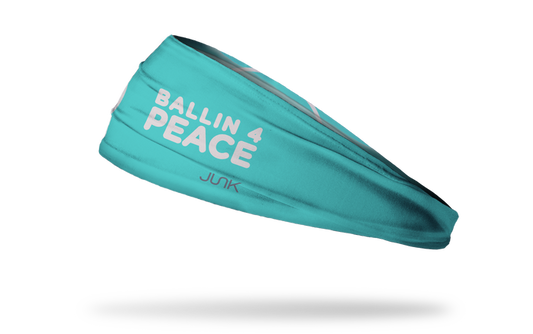 Ballin' 4 Peace: Aqua Headband - View 1