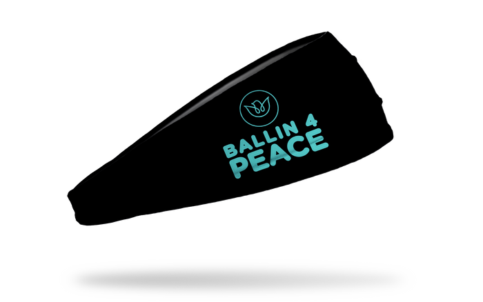 Ballin' 4 Peace: Black Headband - View 1