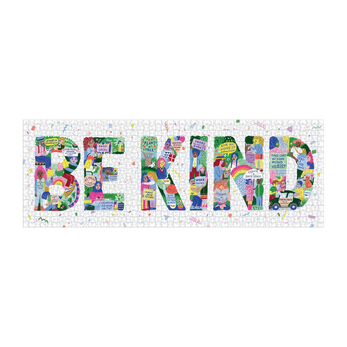 Be Kind Panoramic Puzzle Panoramic Puzzles Galison