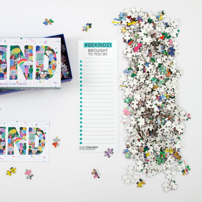 Be Kind 1000 Piece Panoramic Jigsaw Puzzle 1000 Piece Puzzles Sarah Walsh