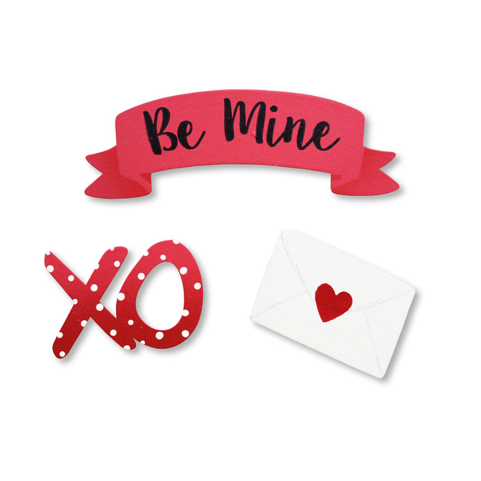 Be Mine Banner Magnets S/3