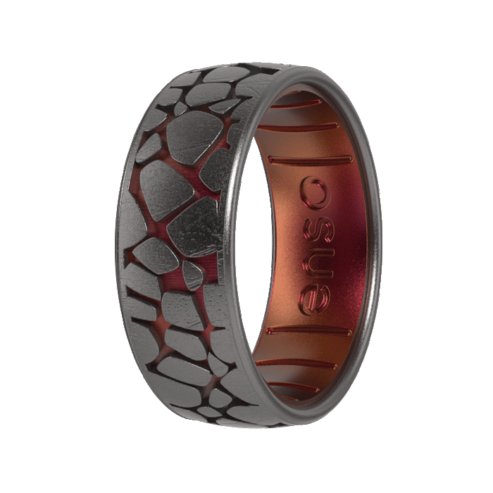 Etched Natural Forces Silicone Ring - Bedrock