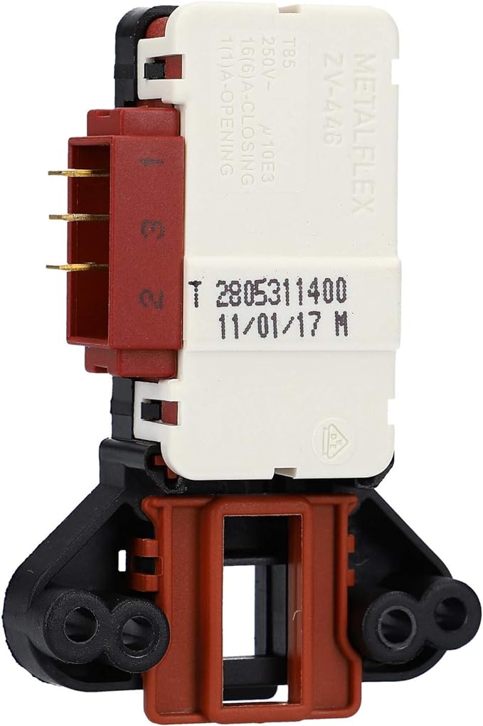 Beko Washing Machine Door Lock Interlock switch WMA510 | WMA1510 | WMA1512 | WMB10W Door Lock Beko Interlock Metalflex ZV446-M8 | Compatible ZV446