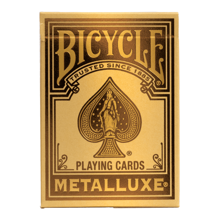 Bicycle Metalluxe Gold Playing Cards Playing Cards by Bicycle Playing Cards