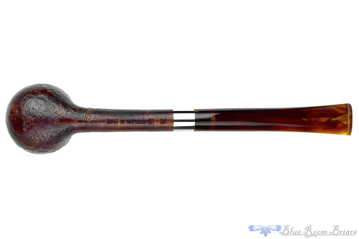 Blue Room Briars is proud to present this Bing by Nuttens B1 Sandblast Billiard with Nickel