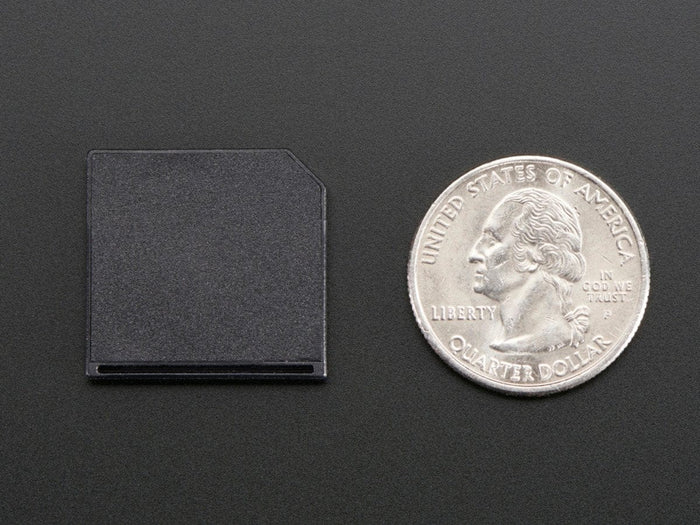 Black Shortening microSD adapter for Raspberry Pi & Macbooks [Discontinued] by The Pi Hut - The Pi Hut