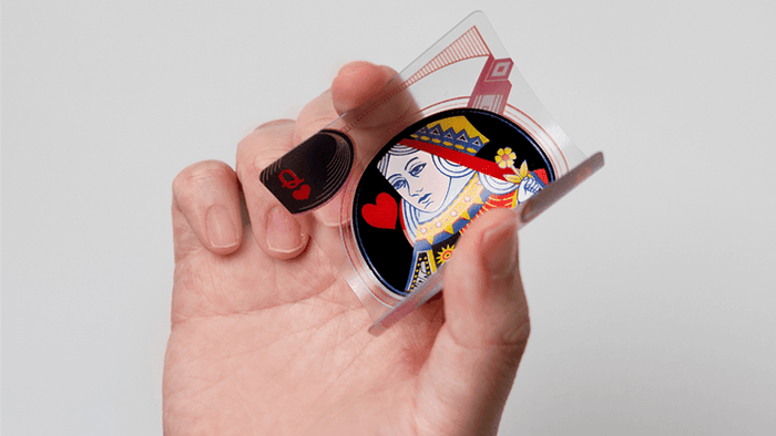 Black Transparent Playing Cards Playing Cards by MPC