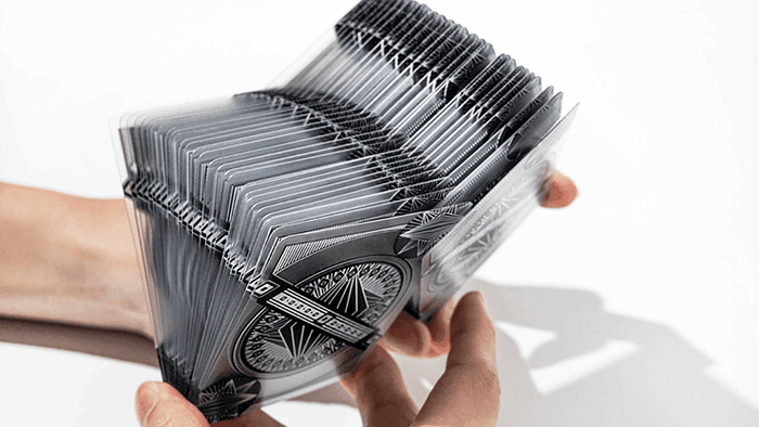 Black Transparent Playing Cards Playing Cards by MPC