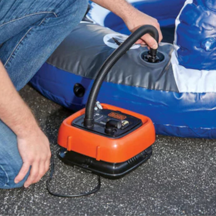 BLACK+DECKER BDINF12C 12V DC Multi-Purpose Inflator - Factory serviced with Black+Decker Warranty