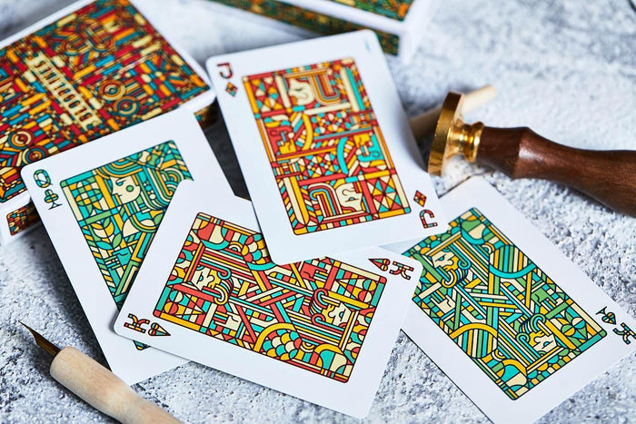 Bloodline Ruby Playing Cards Playing Cards by Riffle Shuffle Playing Card Company
