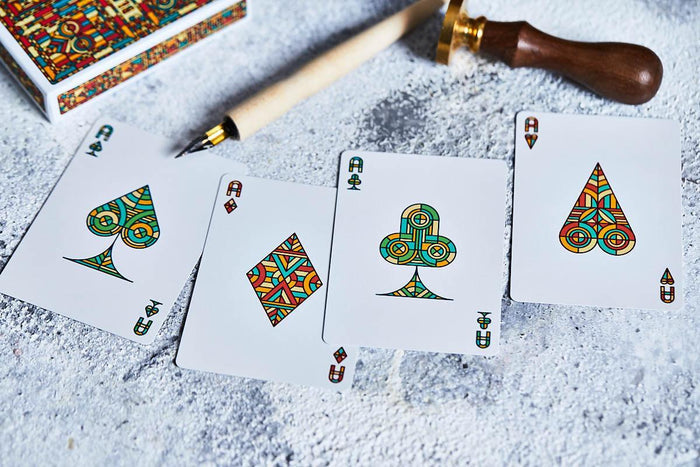 Bloodline Ruby Playing Cards Playing Cards by Riffle Shuffle Playing Card Company