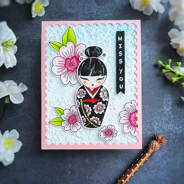 Blossoms & Sentiments BetterPress Plate & Die Set