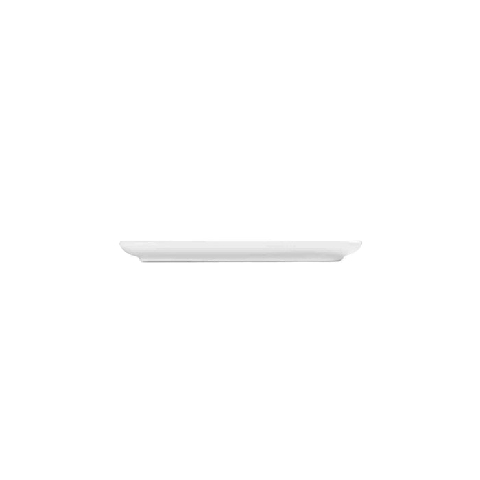 Blue Wave 18cm Contemp Square Side Plate White