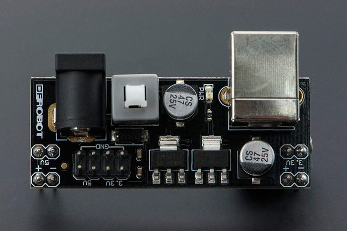 Breadboard Power Supply 5V/3.3V by DFRobot - The Pi Hut