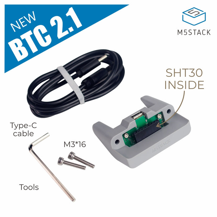 BTC Standing Base for M5 Core with SHT30 - m5stack-store