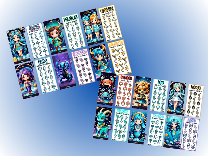 Budget Bundle | Zodiac Theme | Set of 24