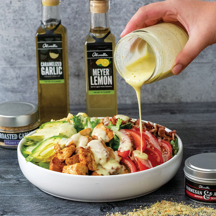 BLT Power Bowl with Garlic Lemon Dressing
