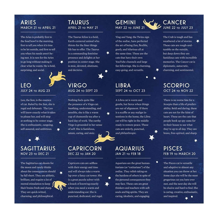 Cat Zodiac 500 Piece Puzzle 500 Piece Puzzles Galison