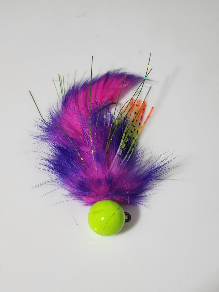 Chartreuse Pink  Purple