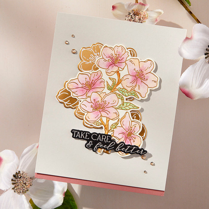 Cherry Blossoms BetterPress Plate & Die Set