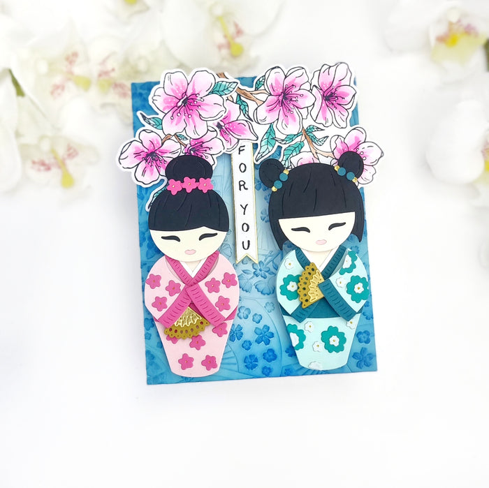 Cherry Blossoms BetterPress Plate & Die Set