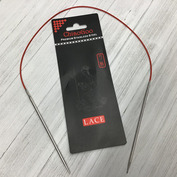 ChiaoGoo Red Lace Needles 24”