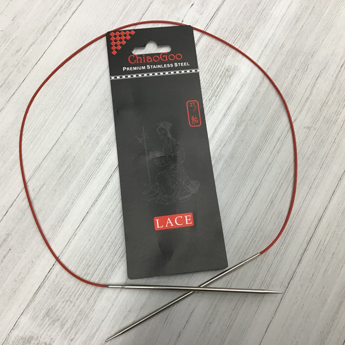 ChiaoGoo Red Lace Needles 32”